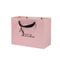 Giày cán bóng bóng Quần áo Túi giấy 250gam Túi Kraft màu hồng tráng